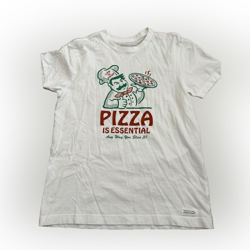 Life is Good Pizza Tshirt